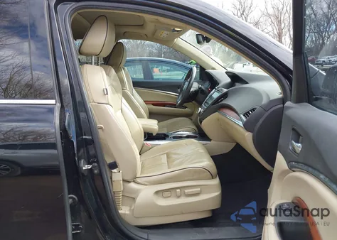 2017 Acura Mdx Advance Package z USA, uszkodzony, nr VIN 5FRYD4H88HB042162